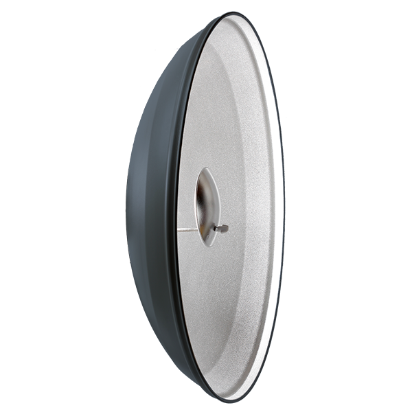 Réflecteur Softlite 70 cm argenté, gris foncé
