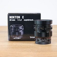 Voigtl&auml;nder Nokton 40mm&sol;1&period;2 Asph&auml;risch zu Sony E Occasion