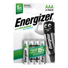 Energizer Akku Extreme AAA 800mAh 4er Pack