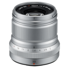 Fujinon XF 50mm F/2 R WR silver