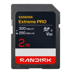 SANDISK Extreme PRO 300MB/s SDXC UHS-II 2TB V60
