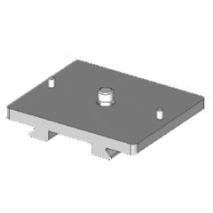 Plaque de fixation Mamyia RB/RZ, 1/4''