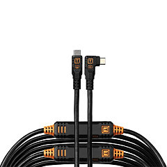 TetherPro Optima 10G USB C - USB C / 9.4m Abgewinkelt Schwarz