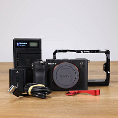 Sony Alpha 7C Black mit Smallrig Cage Occasion