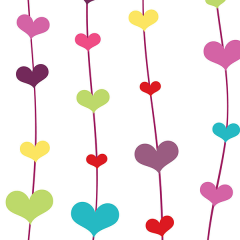 Floating Hearts 1.35mx5.50m