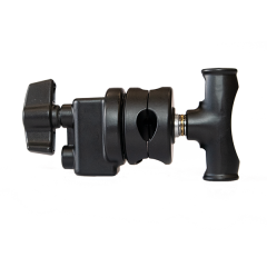 Pince flexible pour trépied jusqu'à 25mm Ø avec raccord trépied
